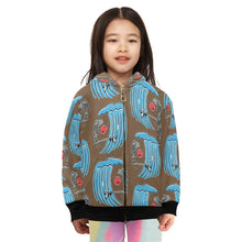 Load image into Gallery viewer, Little Girls' Zip Up Hoodie