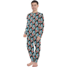 Load image into Gallery viewer, Big Boys' Crew Neck Long Pajama Set
