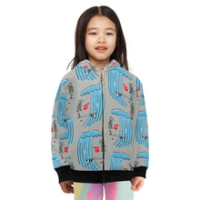 Load image into Gallery viewer, Little Girls' Zip Up Hoodie