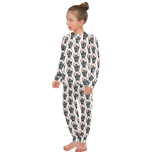 Load image into Gallery viewer, Big Girls' Crew Neck Long Pajama Set