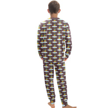 Load image into Gallery viewer, Big Boys' Crew Neck Long Pajama Set