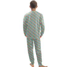 Load image into Gallery viewer, Big Boys' Crew Neck Long Pajama Set