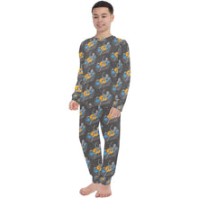 Load image into Gallery viewer, Big Boys' Crew Neck Long Pajama Set
