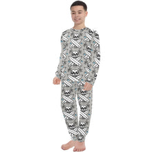 Load image into Gallery viewer, Big Boys' Crew Neck Long Pajama Set