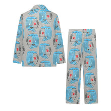 Load image into Gallery viewer, Big Boys' V-Neck Long Pajama Set