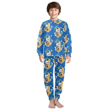 Load image into Gallery viewer, Big Boys' Crew Neck Long Pajama Set