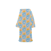 Load image into Gallery viewer, Blanket Robe with Sleeves for Kids