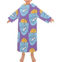 Load image into Gallery viewer, Blanket Robe with Sleeves for Kids