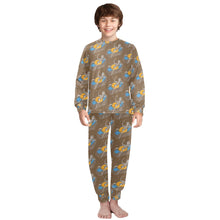 Load image into Gallery viewer, Big Boys' Crew Neck Long Pajama Set