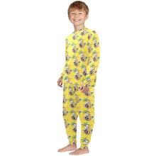 Load image into Gallery viewer, Little Boys' Crew Neck Long Pajama Set