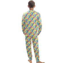 Load image into Gallery viewer, Big Boys' Crew Neck Long Pajama Set