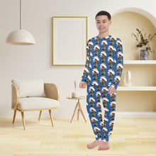 Load image into Gallery viewer, Big Boys' Crew Neck Long Pajama Set