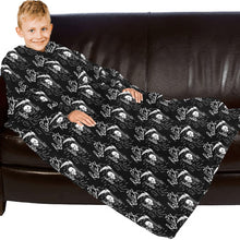 Load image into Gallery viewer, Blanket Robe with Sleeves for Kids