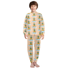 Load image into Gallery viewer, Big Boys' Crew Neck Long Pajama Set