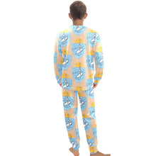 Load image into Gallery viewer, Big Boys' Crew Neck Long Pajama Set