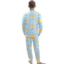 Load image into Gallery viewer, Big Boys' Crew Neck Long Pajama Set