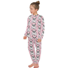 Load image into Gallery viewer, Big Girls' Crew Neck Long Pajama Set