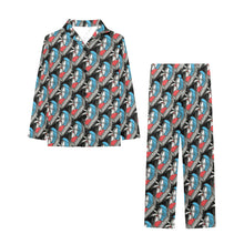 Load image into Gallery viewer, Big Boys' V-Neck Long Pajama Set