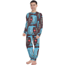 Load image into Gallery viewer, Big Boys' Crew Neck Long Pajama Set