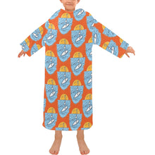 Load image into Gallery viewer, Blanket Robe with Sleeves for Kids