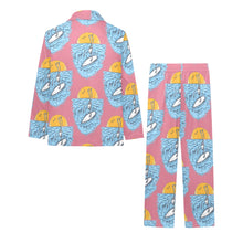 Load image into Gallery viewer, Big Girls' V-Neck Long Pajama Set