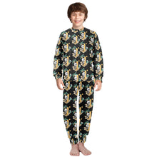 Load image into Gallery viewer, Big Boys' Crew Neck Long Pajama Set