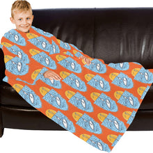 Load image into Gallery viewer, Blanket Robe with Sleeves for Kids