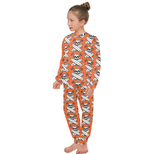 Load image into Gallery viewer, Big Girls' Crew Neck Long Pajama Set