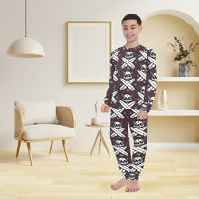 Load image into Gallery viewer, Big Boys' Crew Neck Long Pajama Set