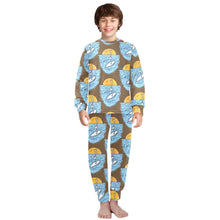 Load image into Gallery viewer, Big Boys' Crew Neck Long Pajama Set