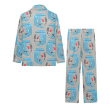 Load image into Gallery viewer, Big Girls' V-Neck Long Pajama Set