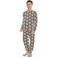 Load image into Gallery viewer, Big Boys' Crew Neck Long Pajama Set