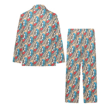 Load image into Gallery viewer, Big Boys' V-Neck Long Pajama Set
