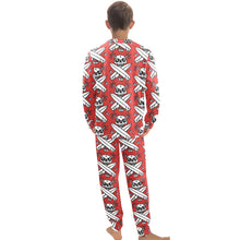 Load image into Gallery viewer, Big Boys' Crew Neck Long Pajama Set