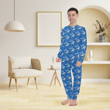 Load image into Gallery viewer, Big Boys' Crew Neck Long Pajama Set