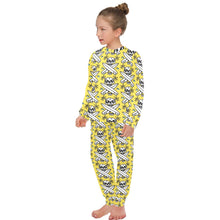 Load image into Gallery viewer, Big Girls' Crew Neck Long Pajama Set