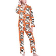 Load image into Gallery viewer, Big Girls' V-Neck Long Pajama Set