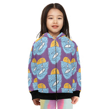 Load image into Gallery viewer, Little Girls' Zip Up Hoodie