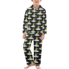 Load image into Gallery viewer, Big Boys' V-Neck Long Pajama Set