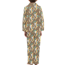 Load image into Gallery viewer, Big Boys' V-Neck Long Pajama Set
