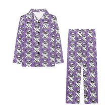Load image into Gallery viewer, Big Girls' V-Neck Long Pajama Set