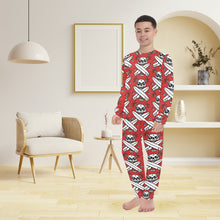 Load image into Gallery viewer, Big Boys' Crew Neck Long Pajama Set