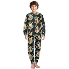 Load image into Gallery viewer, Big Boys' Crew Neck Long Pajama Set