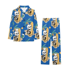 Load image into Gallery viewer, Big Girls' V-Neck Long Pajama Set