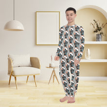 Load image into Gallery viewer, Big Boys' Crew Neck Long Pajama Set