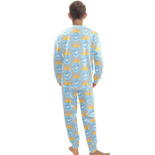 Load image into Gallery viewer, Big Boys' Crew Neck Long Pajama Set