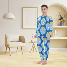 Load image into Gallery viewer, Big Boys' Crew Neck Long Pajama Set