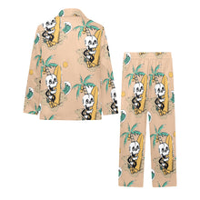 Load image into Gallery viewer, Big Girls' V-Neck Long Pajama Set