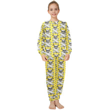 Load image into Gallery viewer, Big Girls' Crew Neck Long Pajama Set