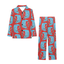 Load image into Gallery viewer, Big Boys' V-Neck Long Pajama Set